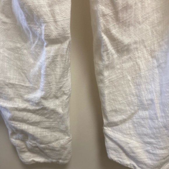 Free people white linen pants extra small women’s - Picture 10 of 13